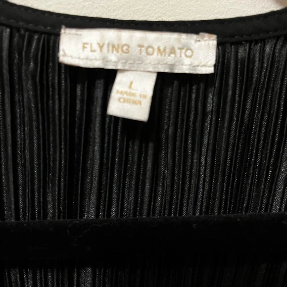 Flying tomato Vici Collection Rainbow Metallic  Bodysuit sz Large - Picture 5 of 12